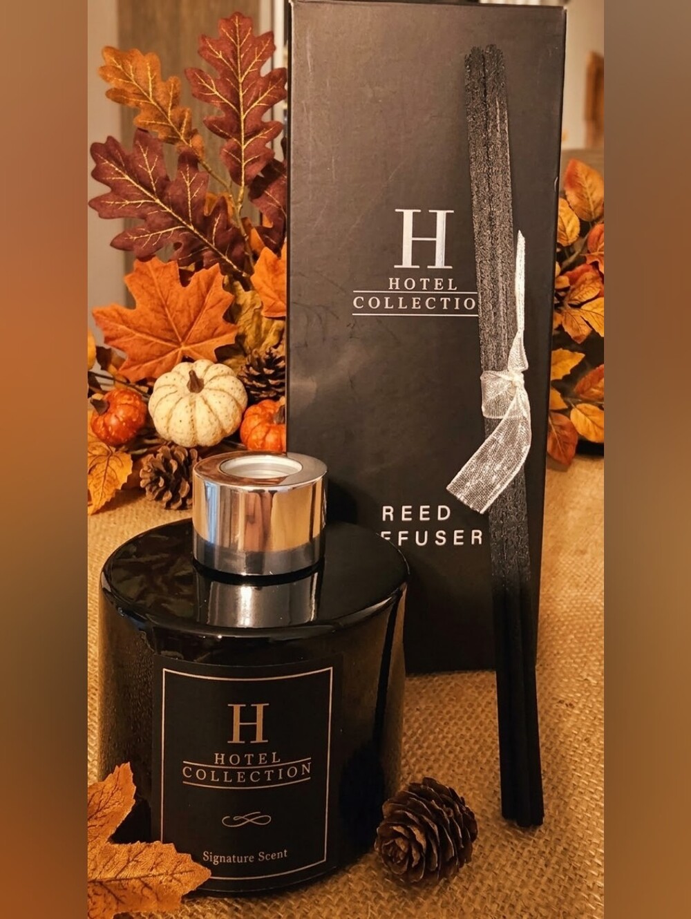 Spiced Pumpkin Reed Diffuser NIB By HOTEL COLLECTION